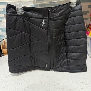 Smartwool Women's Black Quilted puffer  Mini Skirt